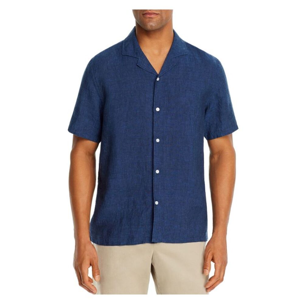 NWT The Mens store Mens Navy Button Down Casual Shirt M